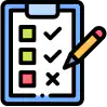 A checklist, vector icon